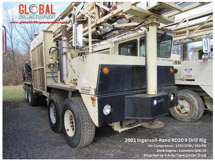 Used 2001 Ingersoll-Rand RD20 II Top Drive/Air Rotary Drilling unit