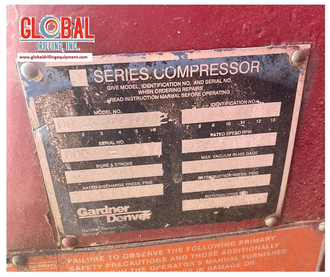 Used 2001 GARDNER DENVER 6" x 7" 2-Stage Air Booster