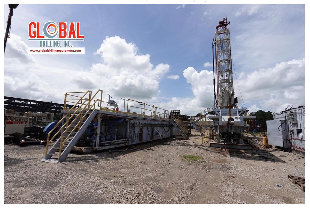 Used CABOT 550 DOUBLE DRUM, 550HP BACK-IN DRILLING UNIT