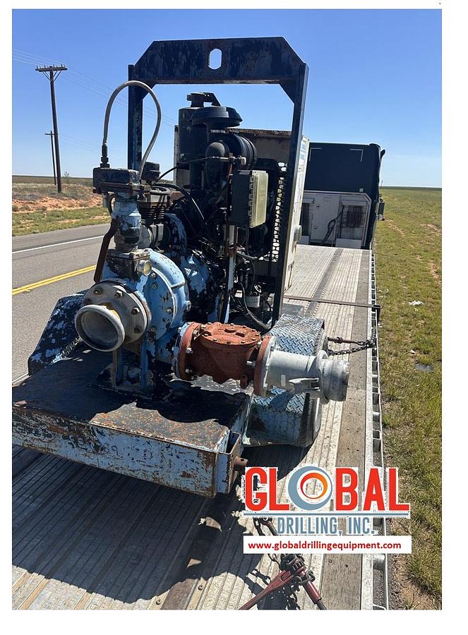 Used Item 7109 - 2002 Power Prime DV-150 Trash Pump Trailer