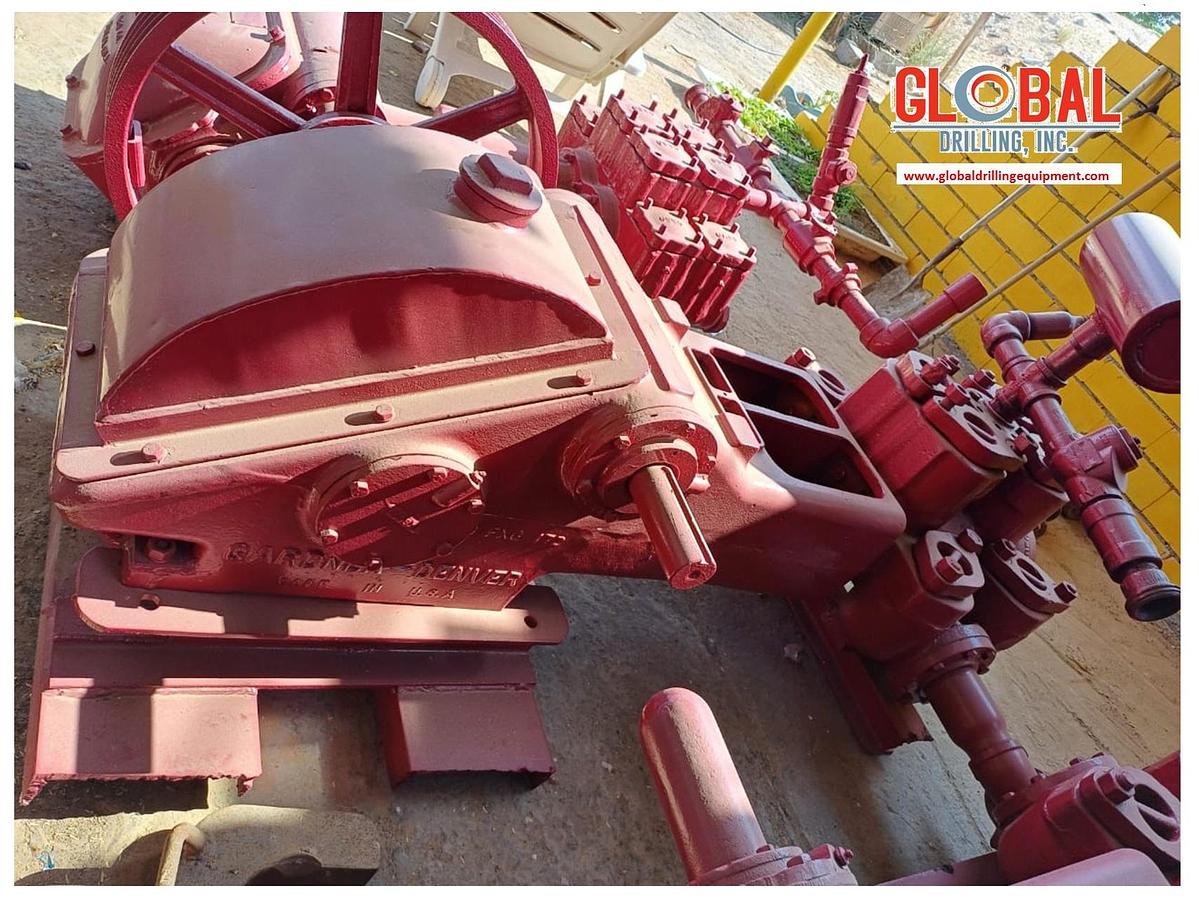 Used Gardner Denver FGF XGR 5” x 6” Duplex Mud Pump