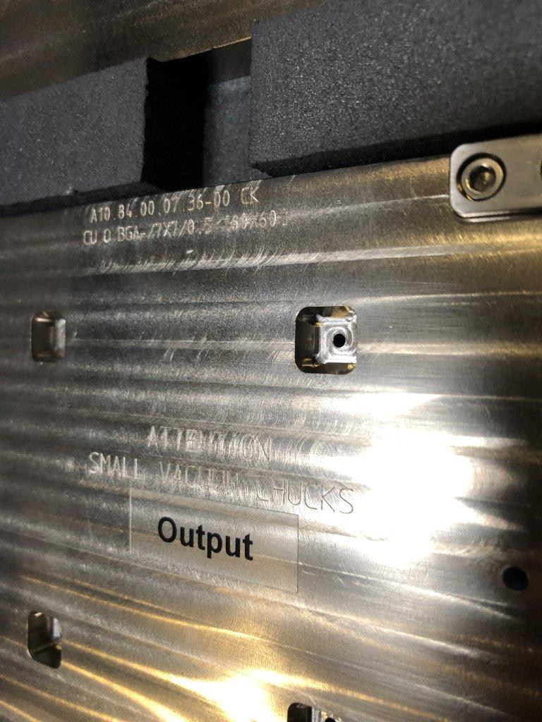 Used Multitest 120 BGA 7x7mm Test Handler Kit for MT9510