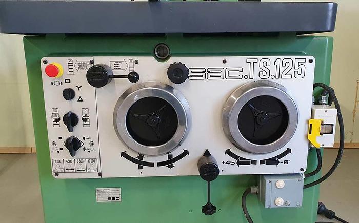 Used SAC TS 125 swivel spindle moulder, year 1986