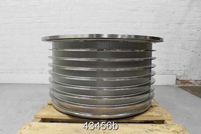 Used Alhstrom F2A Pressure Screen Basket, .2mm Slots #43456