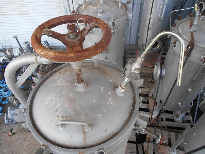 Used Filter, Cartridge, 304 S/st, 21" X 45", Fil-Trek, (5) #C740825