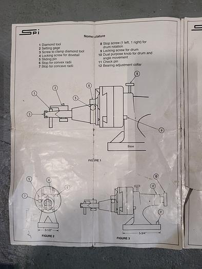 Used SPI Radius & Angle Dresser