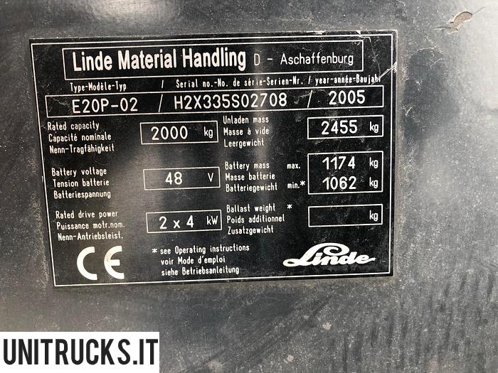 Usata 2005 LINDE E20P-02