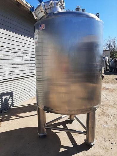 Used Reactor, 396 Gallon, 316L S/st, Jkt, 50 PSI, Precision #S744214