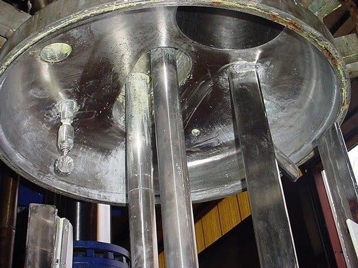 Used 100 GALLON HOCKMEYER DUAL SHAFT MIXER – S/S – VACUUM – JACKETED (#9212)