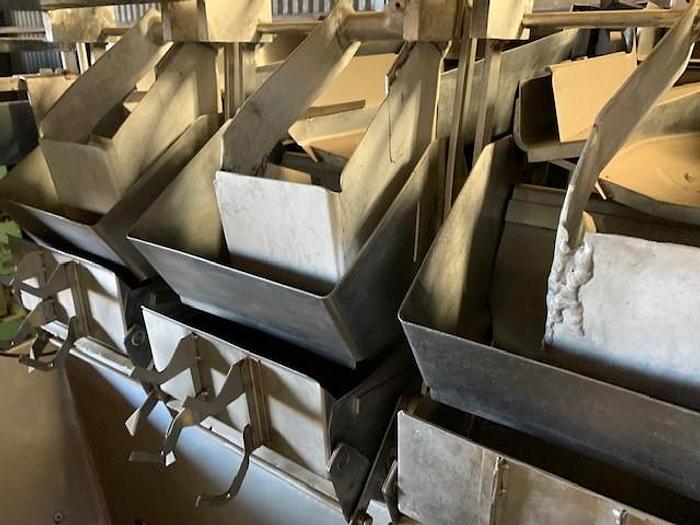 Used Triangle 3- Bucket Flexitron 1600 Linear Scale Filler