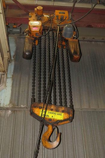 Used 17-TON OVERHEAD MATERIAL HANDLING BRIDGE CRANE - ON HOLD