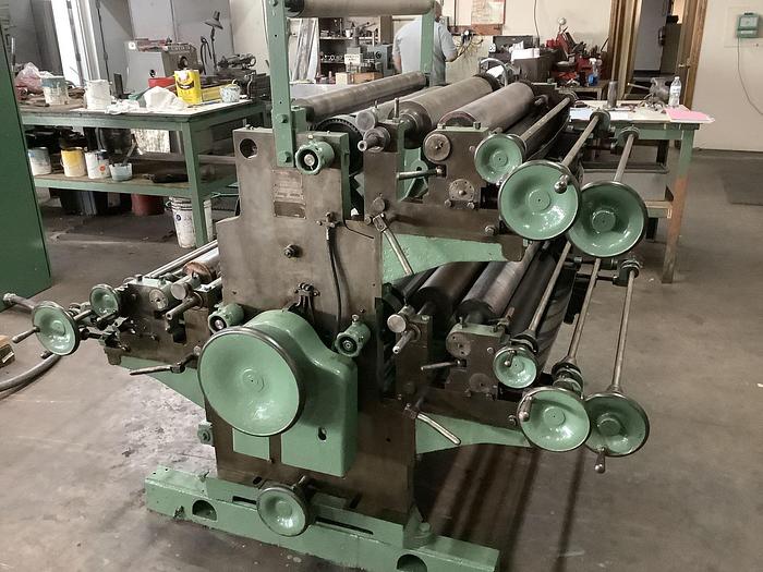 Used 31" W&H ALINA X 3 COLOR PRINTER FLEXOGRAPHIC PRINTING PRESS - PENDING