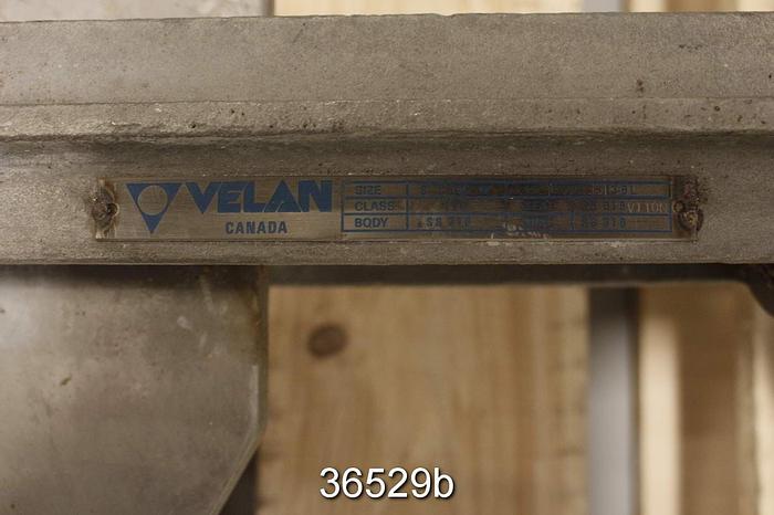 Used Velan 8" Hand Operated Knife Gate Valve #36529