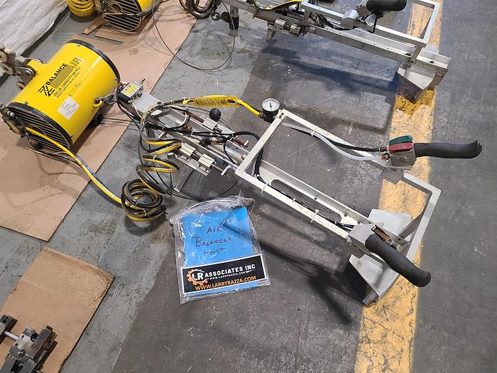 Used Zimmerman  200 Lb Air Balance Back Saving Heavy Lifting Hoist for Coil Stock