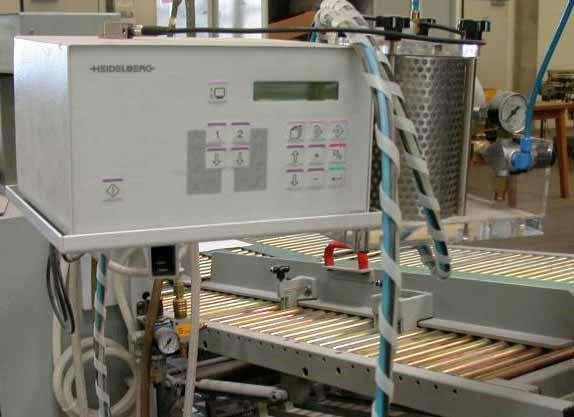 Used Heidelberg Stahl cold glue device 2002