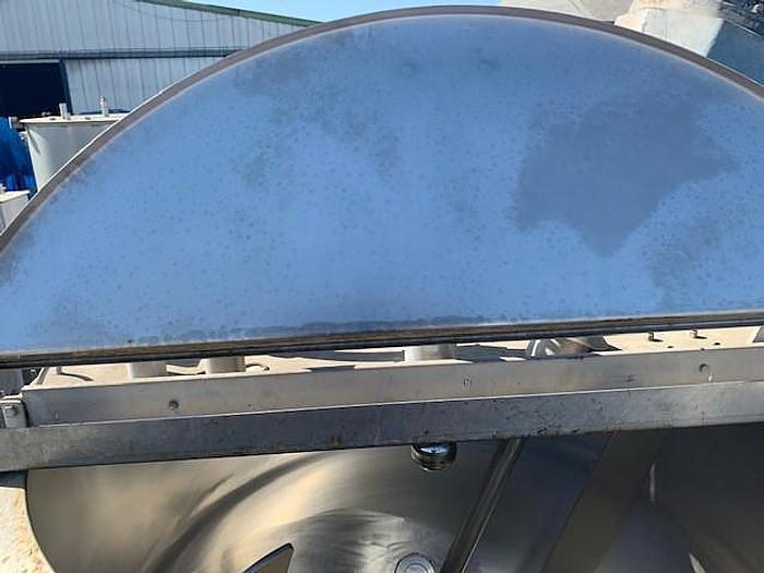 Used 500 GALLON JC PARDO KETTLE - WITH SICKLE BLADE AGITATION - S/S - JACKETED