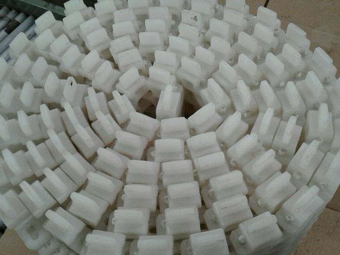 Used PLASTIC CONVEYOR BELT 18"x 11.77 feet