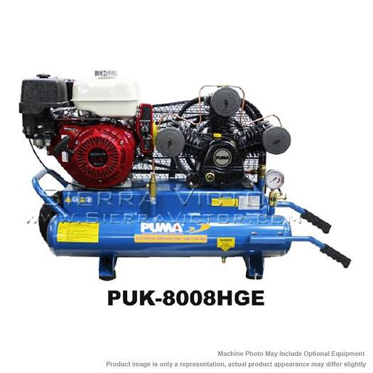 PUMA 8 HP Professional/Commercial Gas-Powered Air Compressor PUK-8008HGE