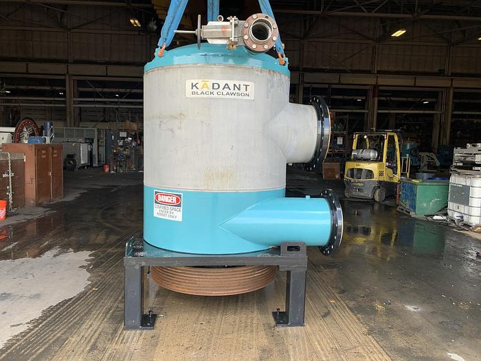 Used BLACK CLAWSON UV-600 PRESSURE SCREEN STAINLESS STEEL, SLOTTED BASKET PENDING JA