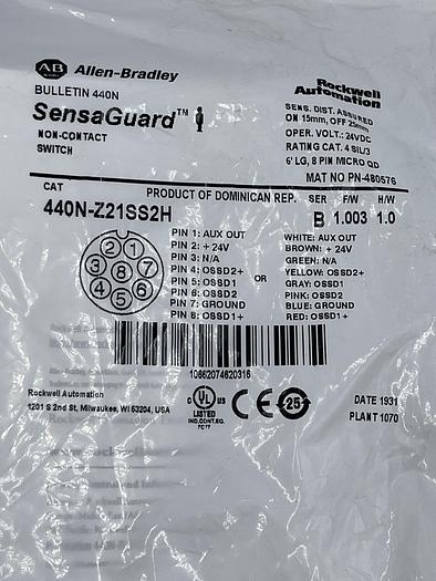 Allen-Bradley 440N-Z21SS2H Ser B
