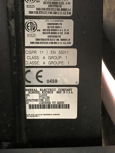 Reformado 2005 General Electric (GE) LightSpeed VCT