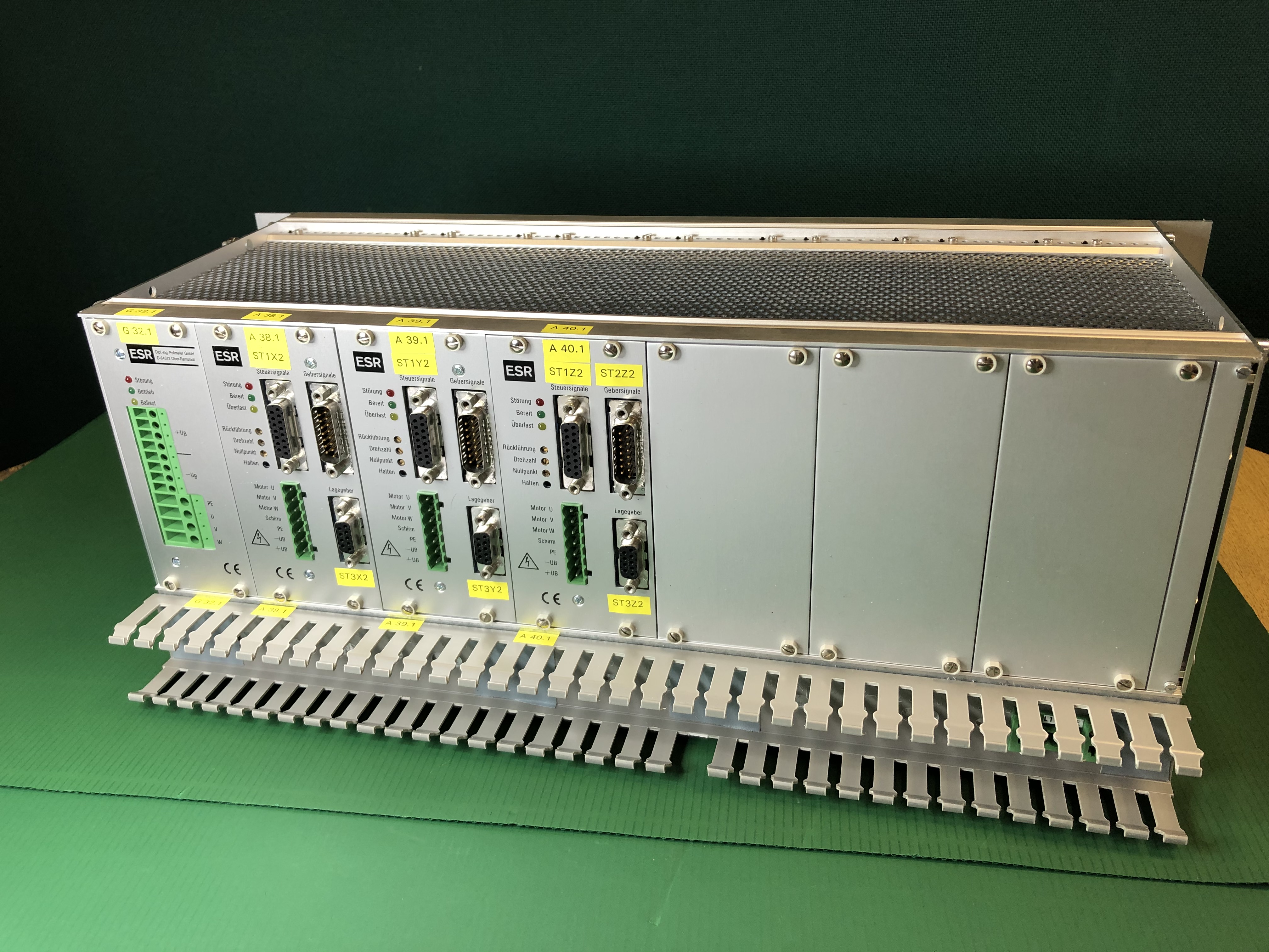 Used ESR POLLMEIER 9135 MODULE RACK WITH MODULES