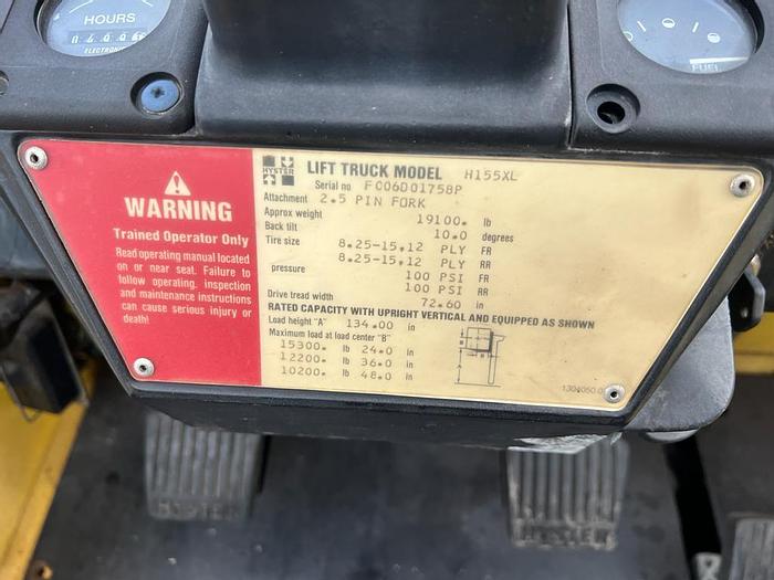 Used 2006 HYSTER H155XL FORKLIFT