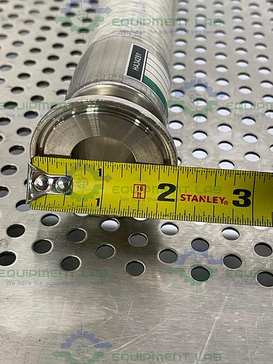 Used Sani Tech  STHT-WR-1000 84" Silicone Hose w/ 1" Sanitary Fitting