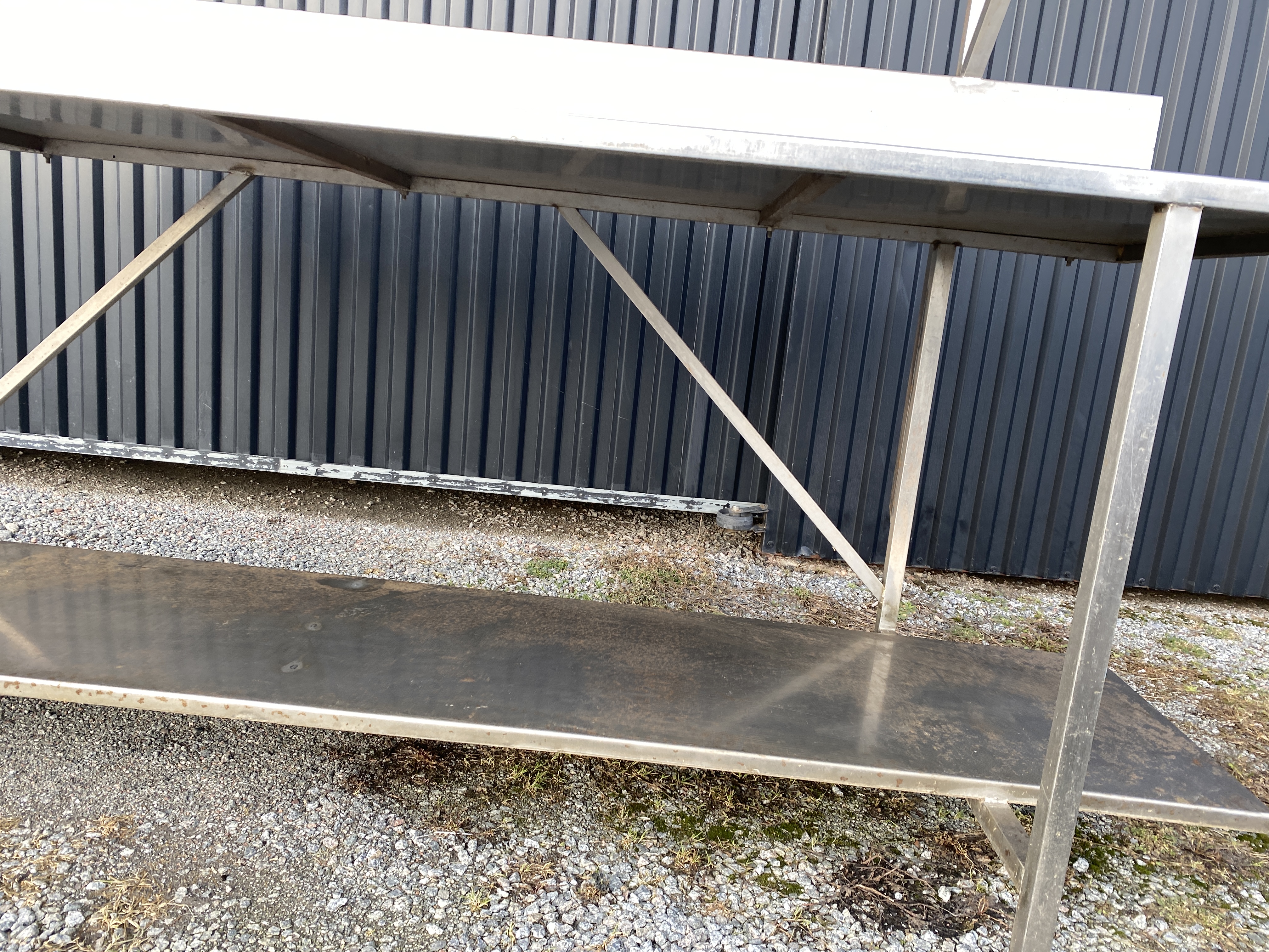 Other equipment Rostfritt bord 245x80cm
