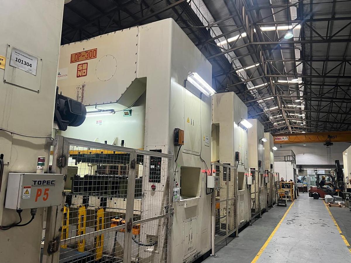 Used Sino LDP300T Tandem Press with 6 Press Year 2010