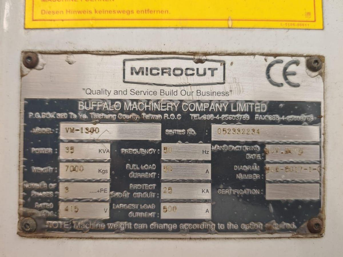 Used Microcut VM-1300 CNC Vertical Machining Center