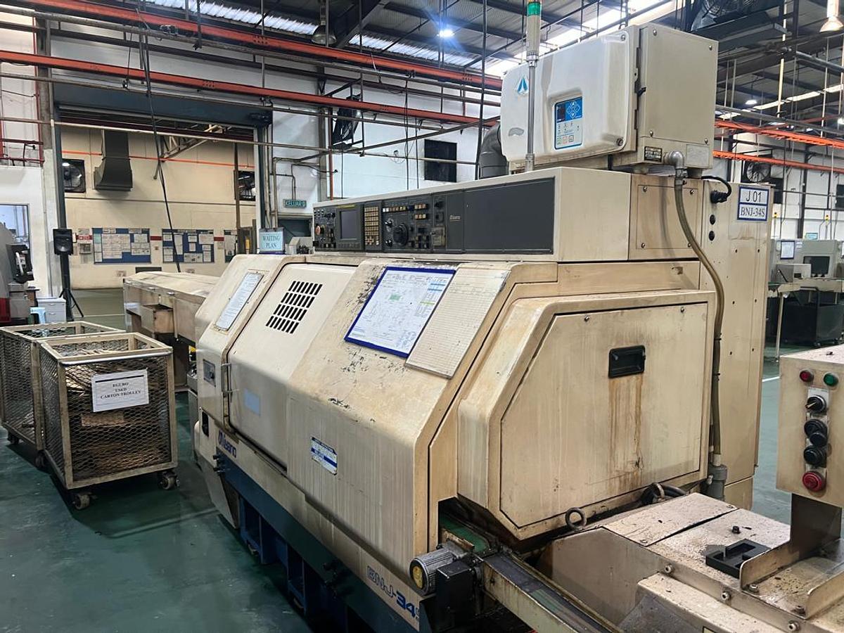 Used Miyano BNJ-34S CNC Turning Center Year 2002