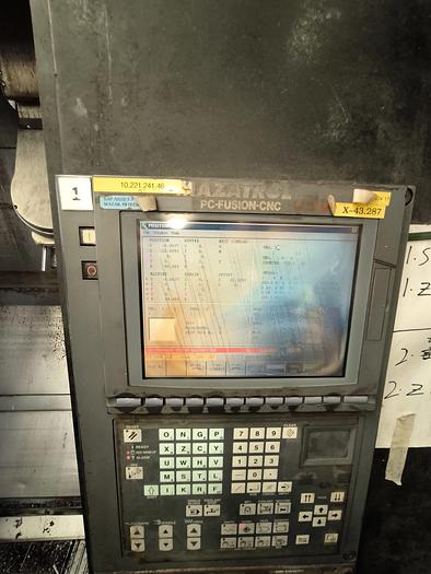 Used Year 2001 Mazak Integrax 300Y Universal CNC Turn-Mill Center