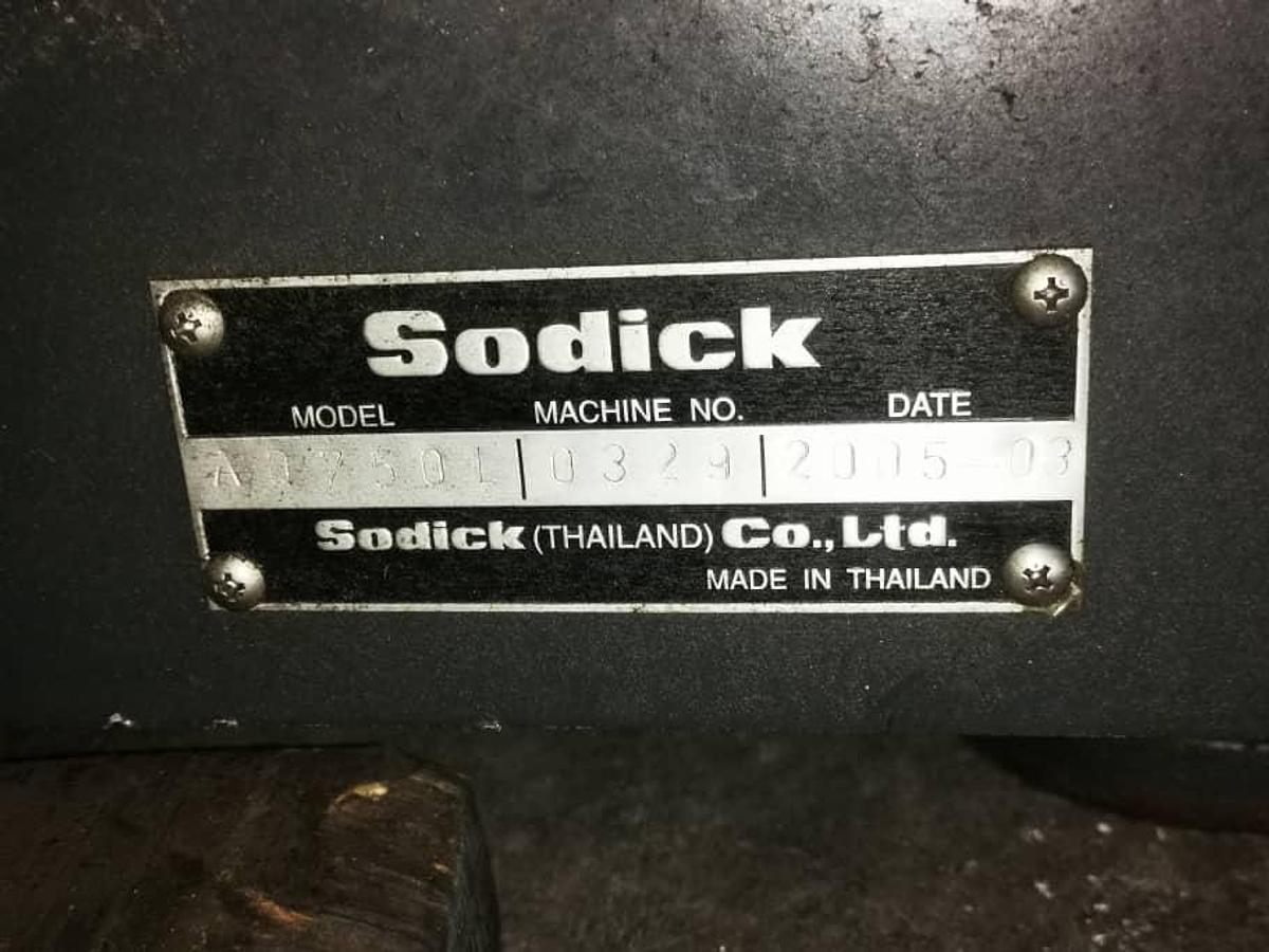 Used Sodick Q750L Wire Cutting EDM Machine