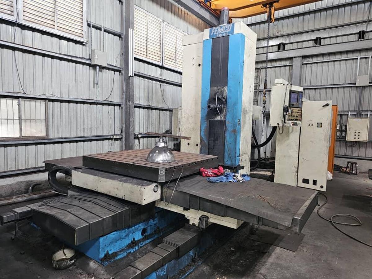 Used Femco BMC-110 Horizontal Boring Mill Year 1999