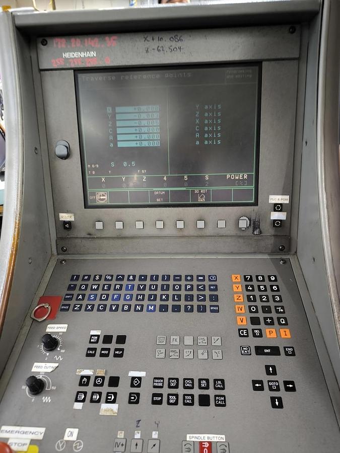 Used Deckel Maho DMU80 P Hi-Dyn Full 5 Axis Universal Machining Center Year 2001