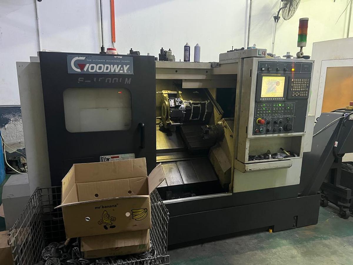 Used Goodway GLS-1500LMS CNC Turning Center Year 2013