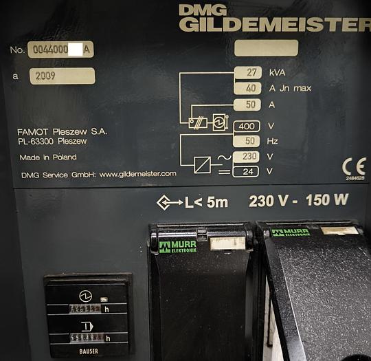 Used Year 2009 DMG CTX Alpha 300 CNC Horizontal Lathe