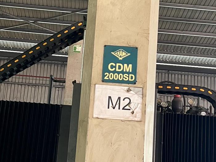 Used CHANG Model CDM-2000SD Year 2011 Double Column Machining Center
