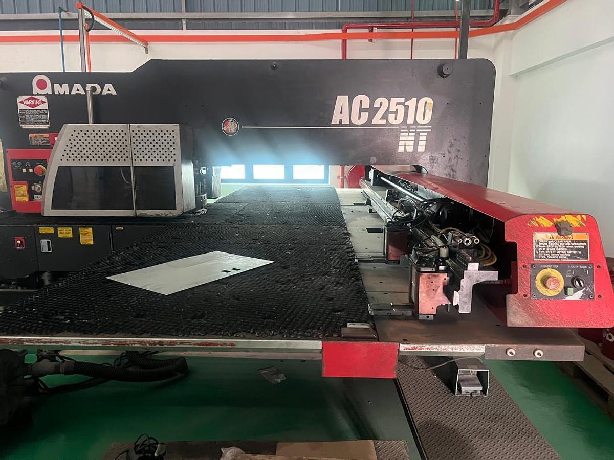 Used Amada AC2510 NT CNC Turret Punch Press