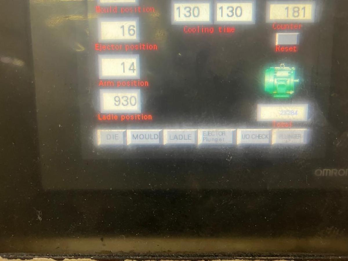 Used TOYO 350T Model BD-350V3-CM Year 2000 Die Casting Machine