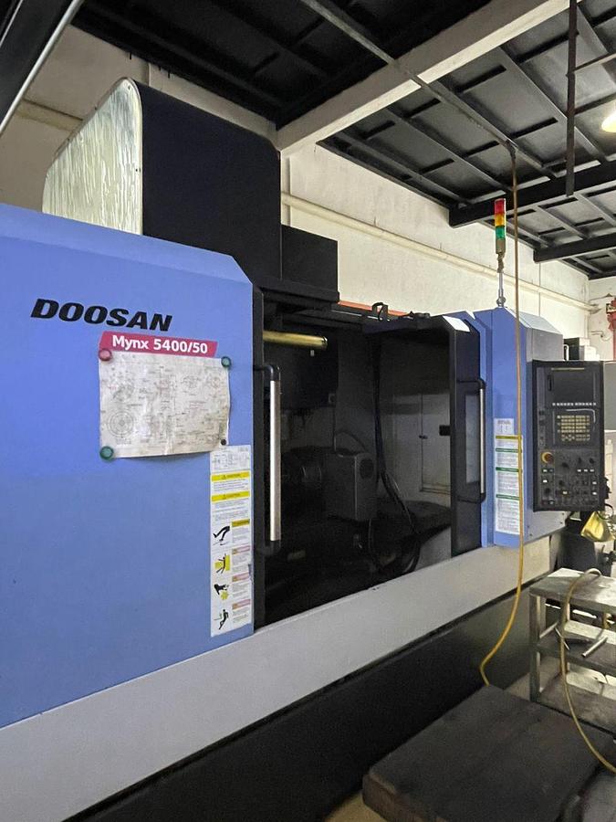 Used Doosan MYNX 5400/50 Vertical Machining Center Year 2017