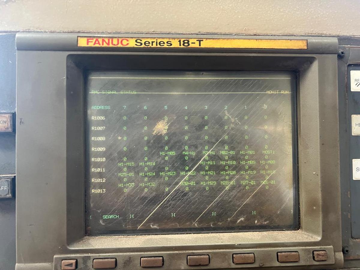 Used Goodway GTS150X CNC Turning Center Year 2003