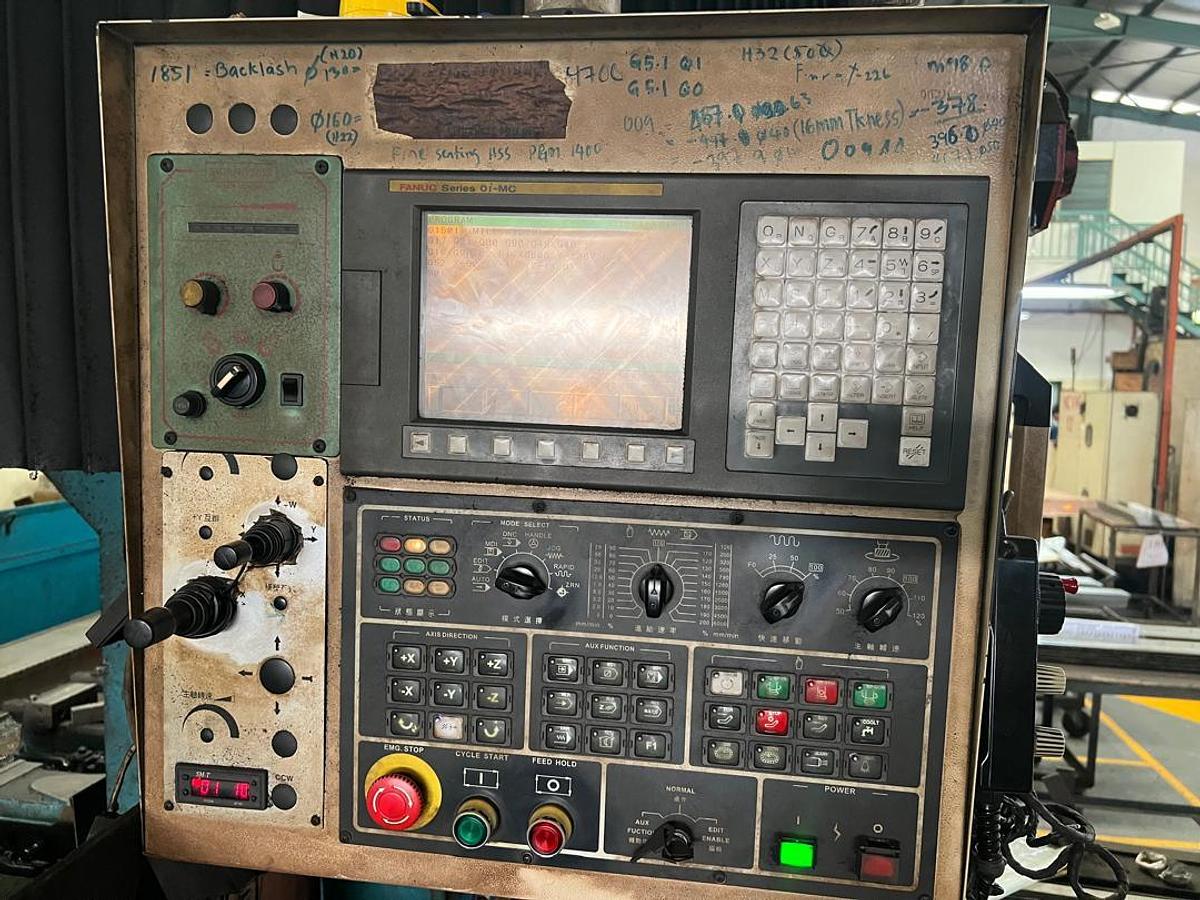 Used Yeong Chyn 6000mm Double Column Machining Center