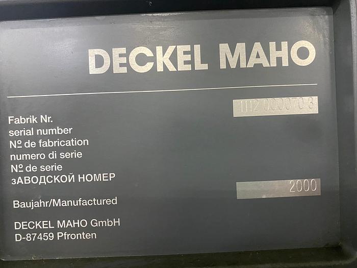 Used DMG Vertical Machining Center Model DMU60T