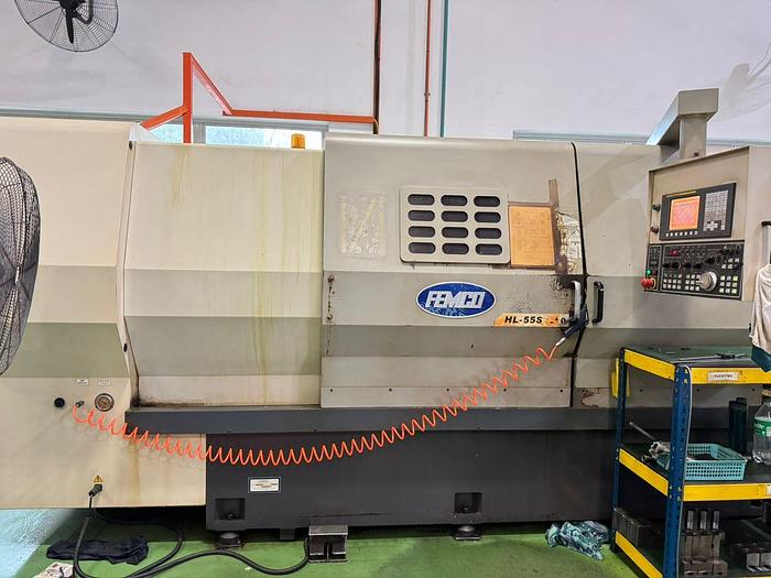 Used Year 2013 Femco HL55S CNC Lathe