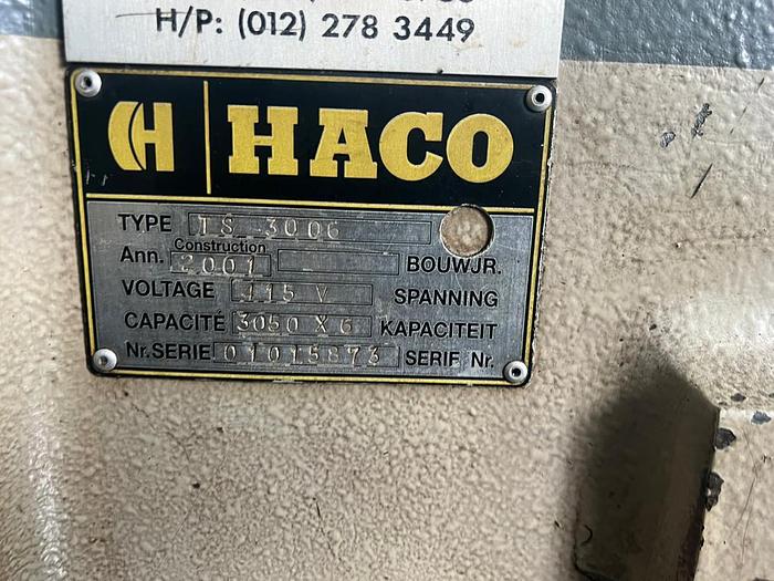 Used Haco Shearing Machine 3050x6-1