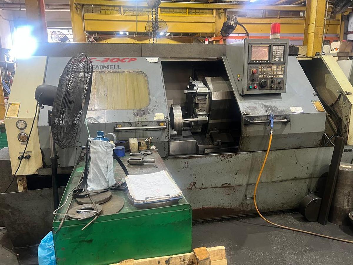 Used Leadwell LTC 30CP CNC Lathe Year 2003