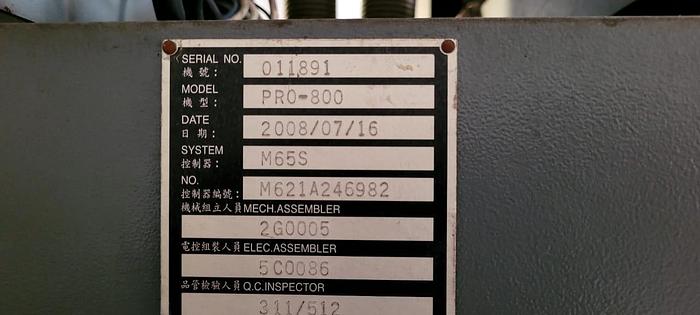 Used Hartford Power Center 800 Year 2008 Control M65S