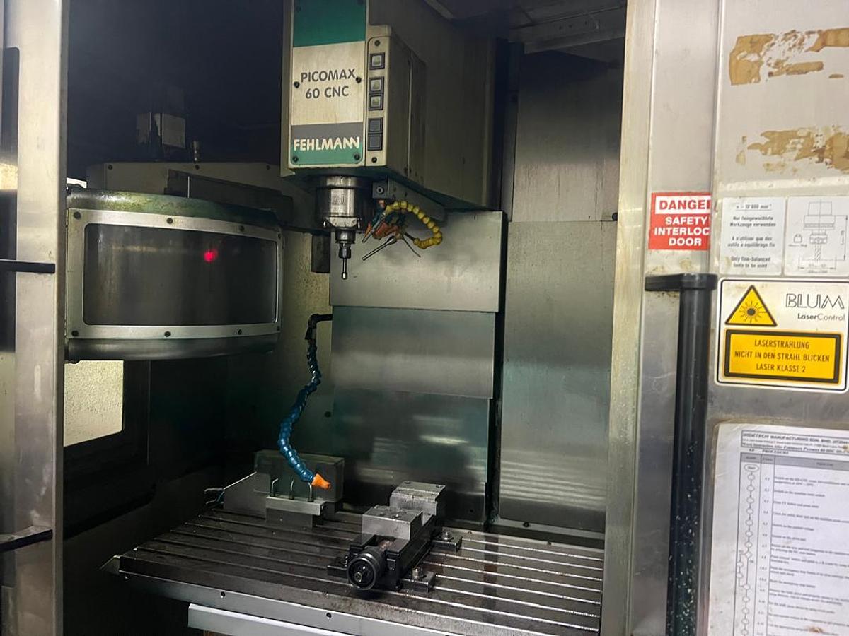 Used Fehlmann Picomax 60-HSC Vertical Machining Center Year 2005